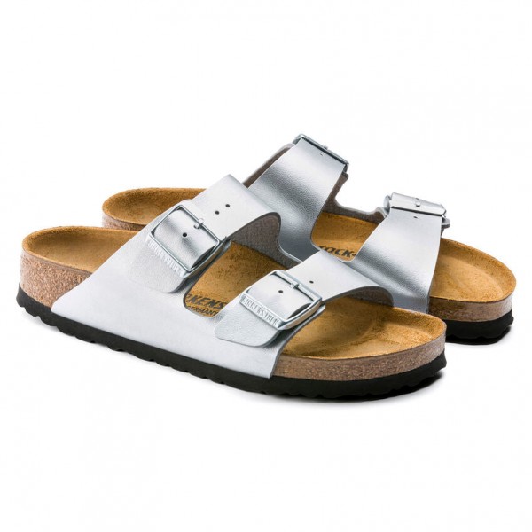 BIRKENSTOCK ARIZONA Silver 1012283 sandalo donna BIRKO-FLOR  