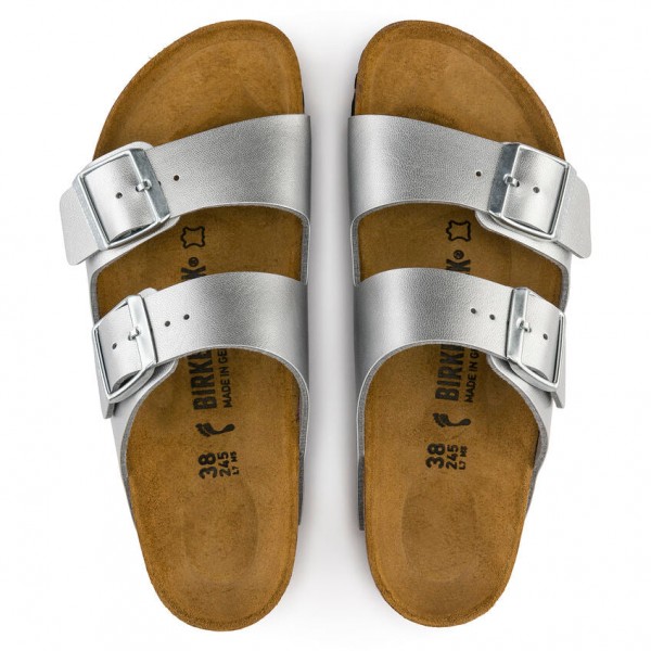 BIRKENSTOCK ARIZONA Silver 1012283 sandalo donna BIRKO-FLOR  