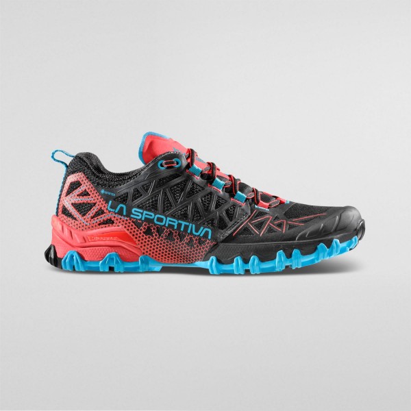 La Sportiva BUSHIDO II W's GTX scarpa donna trail runnig art. 46Z 999402 Black/Hibiscus